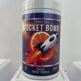 Power Tea Rocket Bomb Orange Tub Net wt 149gm 50 Serves