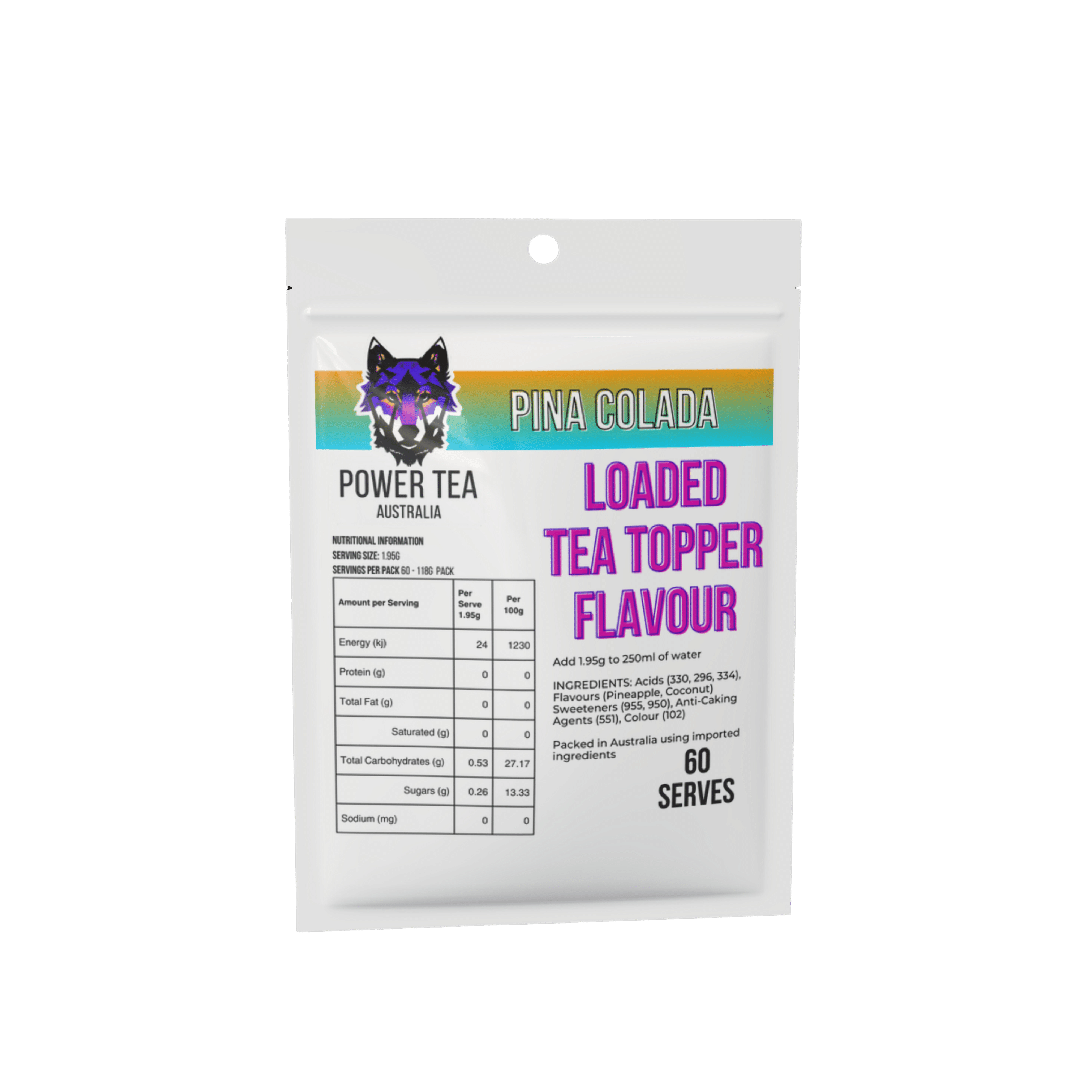 Power Tea Beverage Mixes 118 Gram Pouches – Power Tea Australia