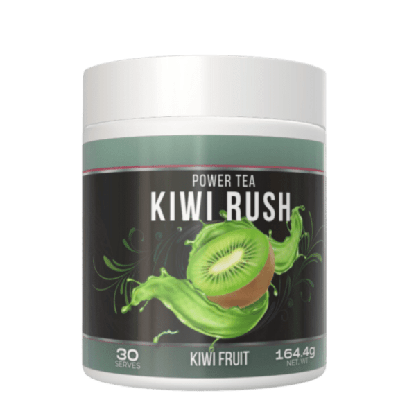 Power Tea Kiwi Rush Kiwi Flavour 30 Serve Scoop and Go tub